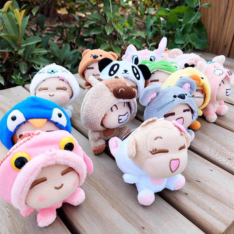 Q表情悠嘻猴毛绒玩具公仔挂件