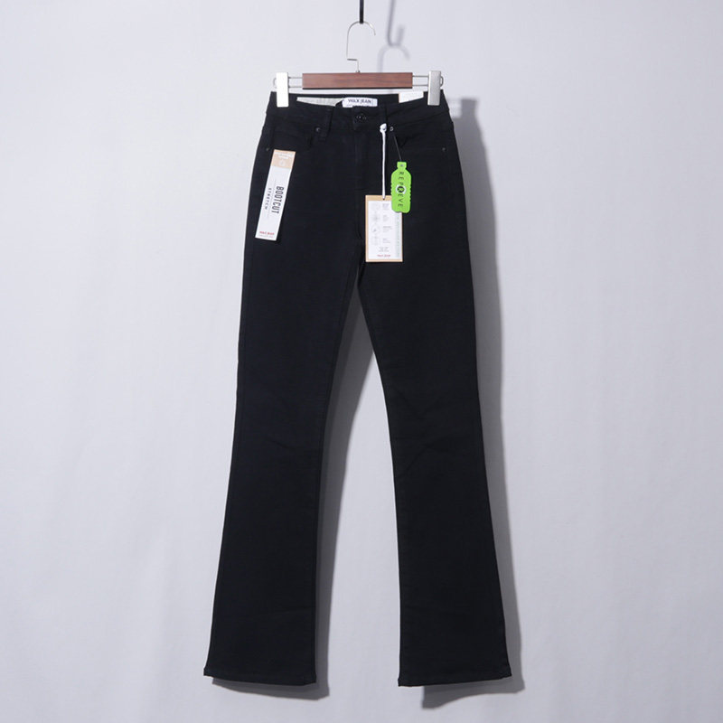 断码 黑色喇叭裤高弹高腰修身显瘦复古马蹄裤子,女装/女士精品,牛仔裤,淘宝优惠券,粉丝福利购,淘宝优惠卷