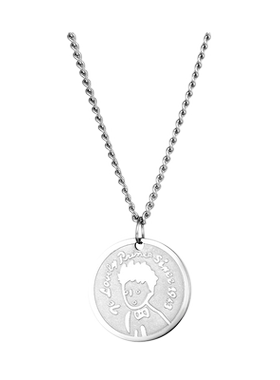 吊坠ins王子搭配吊坠可刻字项链