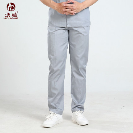 夏季工作服裤子男女士耐磨透气宽松工厂车间工服裤子夏天劳保裤子