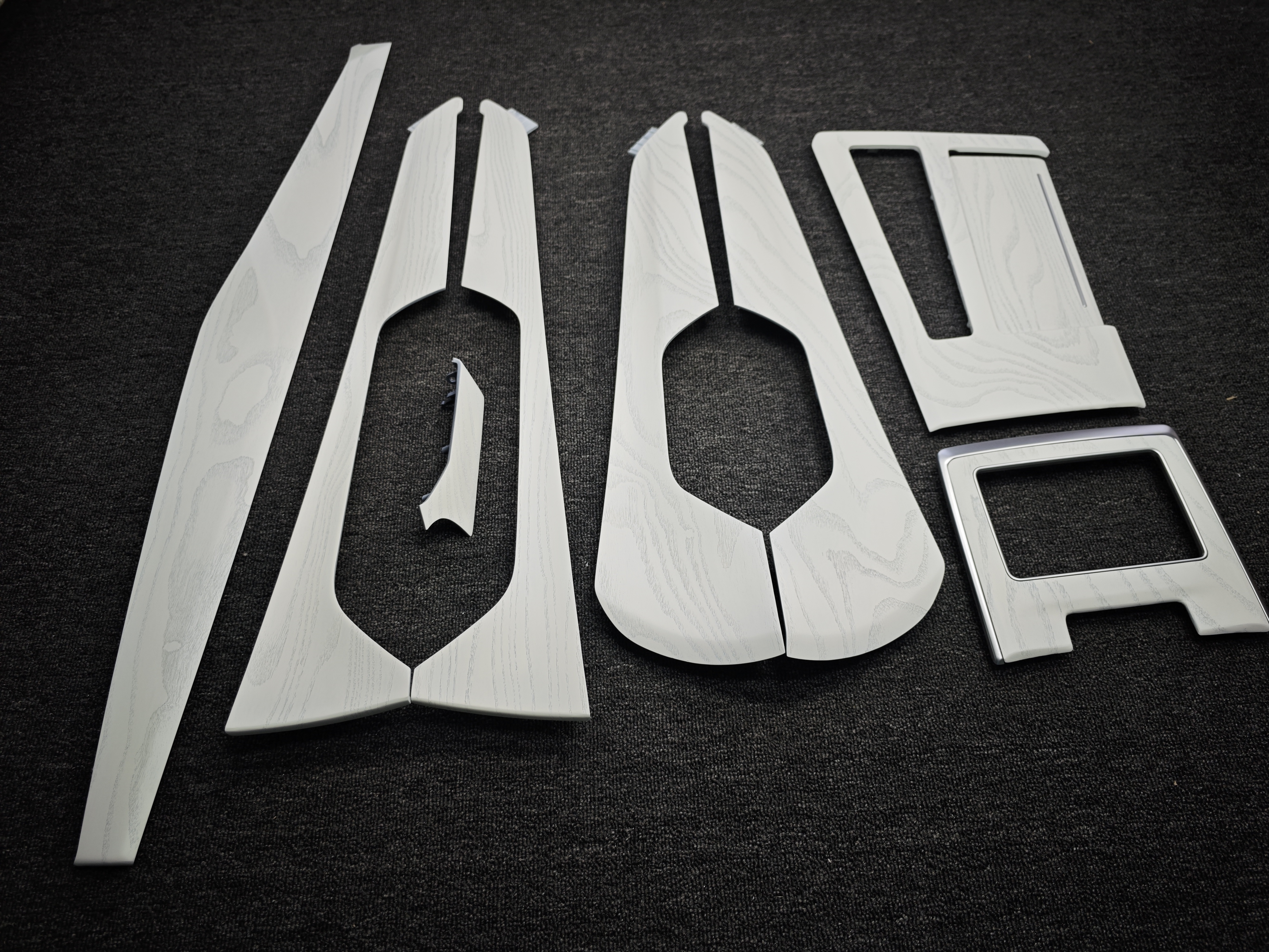 适用于19-26款奥迪A6L内饰改装升级实木内饰C8岑木桃木白岑木蜡木