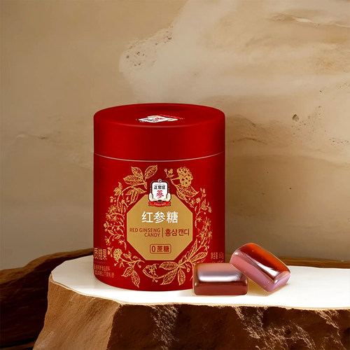 正官庄无蔗糖红参润喉糖喜糖糖果
