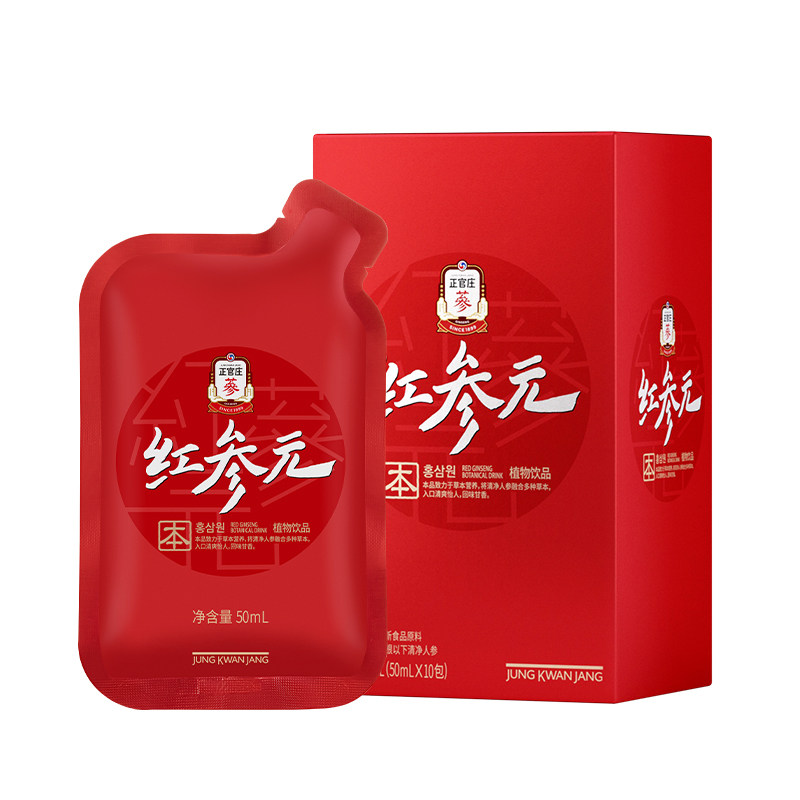 百亿韩国正官庄红参元本红参浓缩液30袋人参提取液高丽参元饮品