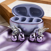 天使翼耳机夹钻扣小众时尚 百搭配饰适用FreeClip2耳机天鹅耳卡扣