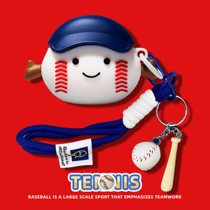 适用于华为荣耀Wingcloud X5s Pro保护套新款可爱棒球x5硅胶个性创意软壳亲选X5耳机卡通套x5s pro耳机潮酷壳