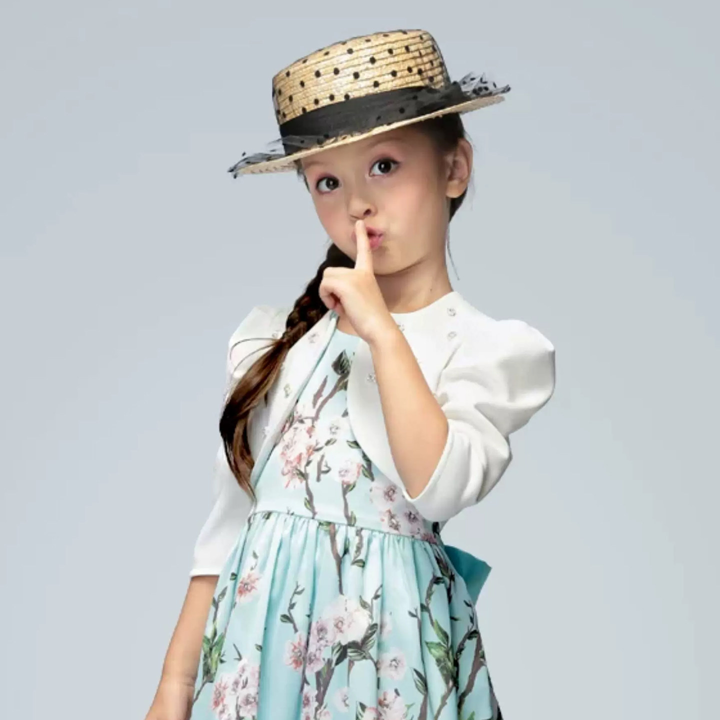 2026年春秋装儿童坎肩钉珠礼服小外套女孩中袖披肩空调连衣裙开衫