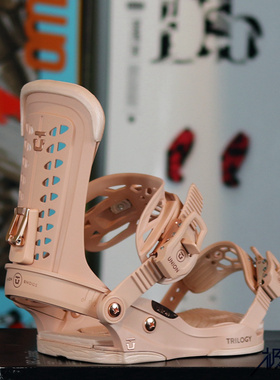 大连极速 2021新款 Union 女款滑雪单板固定器 Trilogy玫瑰色