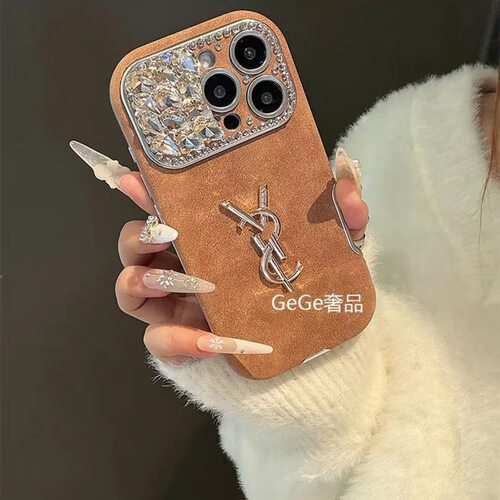秒变大视窗适用iPhone17promax苹果16pro手机壳151413高级皮水钻