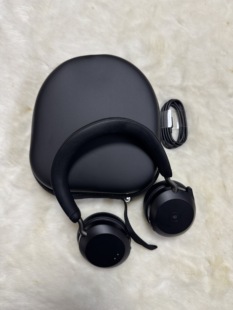 Jabra Evolve 2 75 头戴式主动降噪无线无线蓝牙耳机商务休闲两用