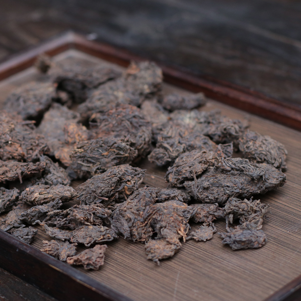 参香【耐泡王】2010年六堡茶老茶头梧州黑茶粒粒醇药香红豆沙汤感