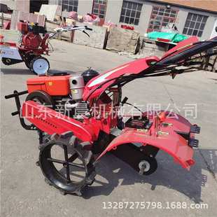 带转向柴油微耕机 直连全齿轮旋耕机手扶15马力耕地开沟机