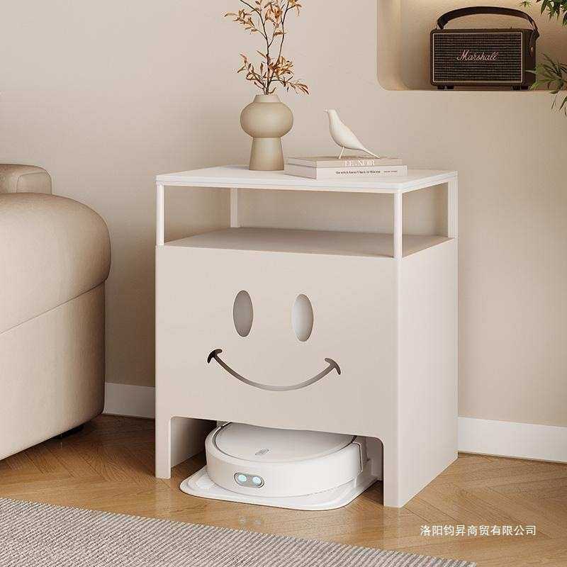 扫地机上方置物架带轮子扫地机器人基站遮挡柜隐藏收纳柜沙发边柜,3C数码配件,USB灯,淘宝优惠券,粉丝福利购,淘宝优惠卷