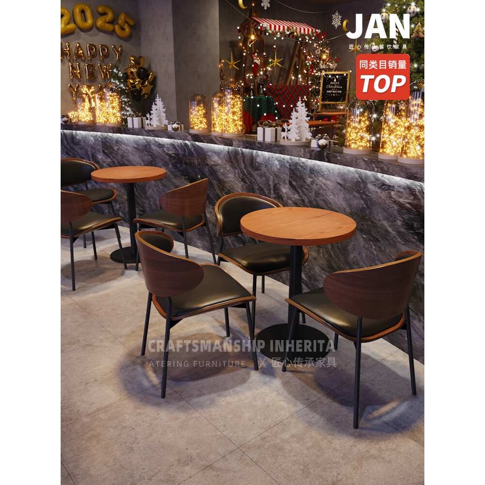 ?小酒馆桌椅复古美式清酒吧桌子烧鸟日料音乐西餐饮咖啡店圆桌商