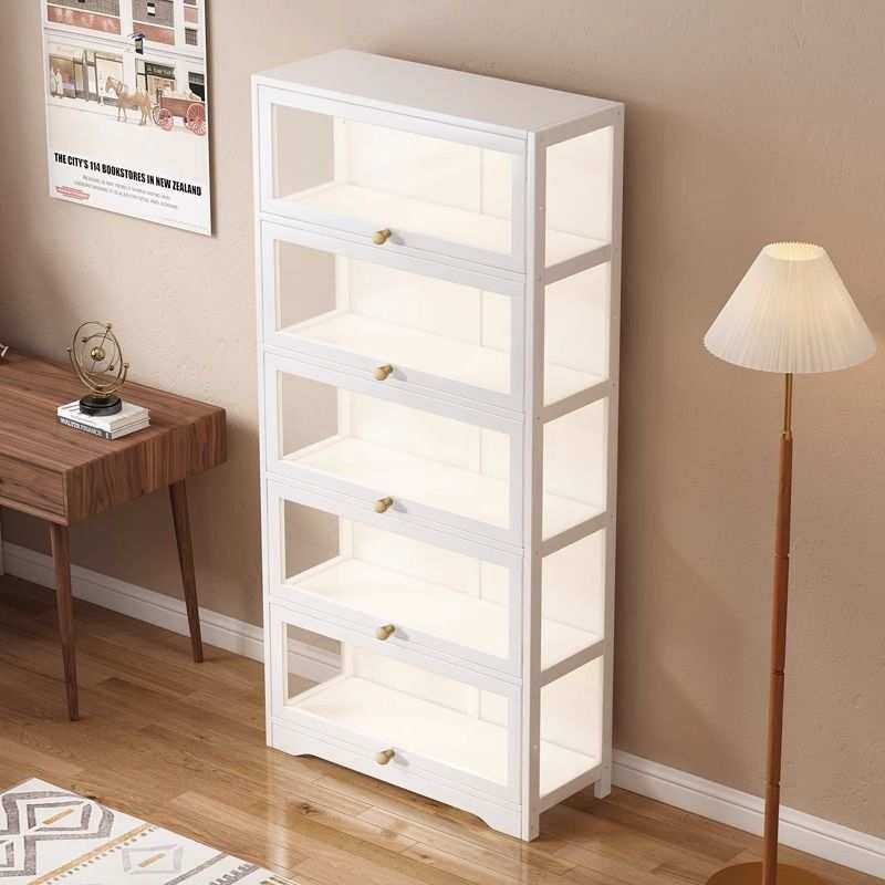 亚克力展示柜儿童书架置物架落地家用书柜现代简约防尘夹缝窄柜子,3C数码配件,USB灯,淘宝优惠券,粉丝福利购,淘宝优惠卷