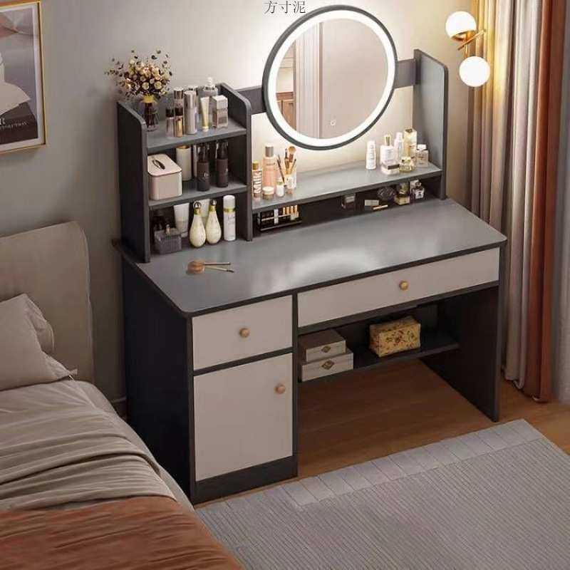 小型卧室梳妆台收纳柜一体现代简约新款轻奢高级化妆桌轻法奶油风,3C数码配件,USB灯,淘宝优惠券,粉丝福利购,淘宝优惠卷