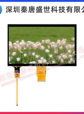 10.1寸tft显示屏1024x600IPS液晶屏50pinRGB接口工业仪器屏带触摸