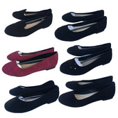 2025春秋外贸自然风平跟浅口单鞋 单鞋 女圆头一脚蹬舒适妈妈鞋 大码