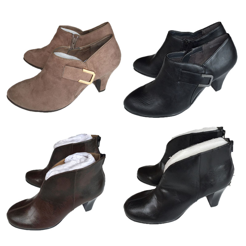 Aerosoles爱柔仕原单黑灰色短靴