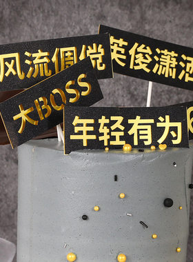 英俊潇洒年轻有为插牌boos