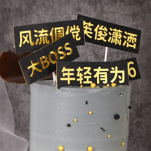 英俊潇洒年轻有为插牌boos
