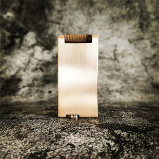 老伙计手工煤油打火机纯铜戳轮侧滑砂轮复古私人订制礼物免费雕刻