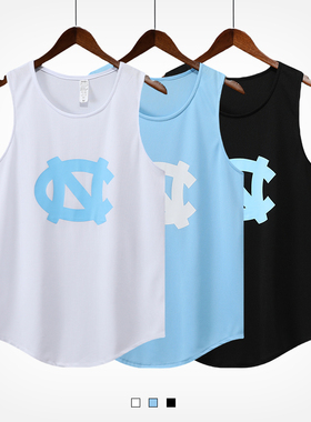 夏季透气款篮球运动背心NACC北卡大学投篮训练服宽松速干T恤