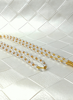 挂件绳玻璃手工编织水晶玉石吊坠