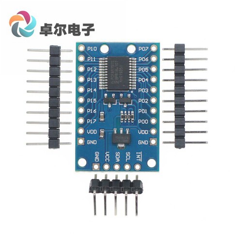 PCF8575TS 扩展板I2C通信控制16个IO口 蓝色
