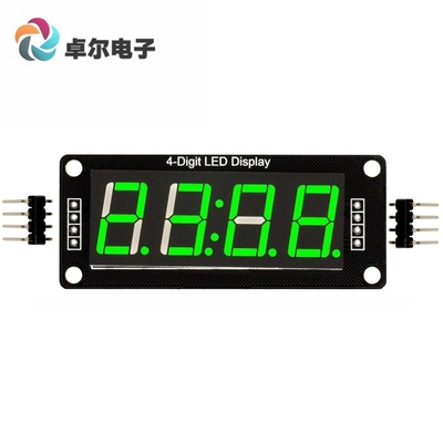 LED display tube module, 4-Digit , 7-segments 绿色