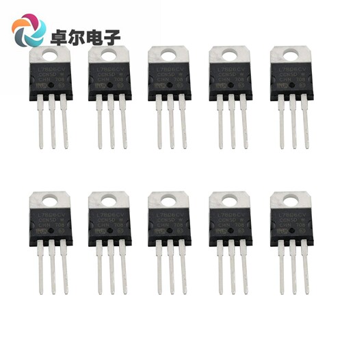 L7806CV 三端稳压 TO-220封装 （10只）