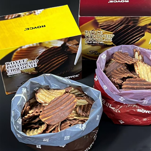 日本若翼族进口北海道零食royce生巧克力波浪薯片礼物饼干礼盒