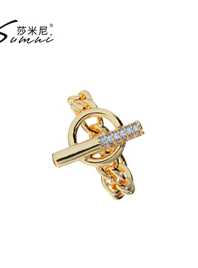 sumni/莎米尼女18K包金欧美风