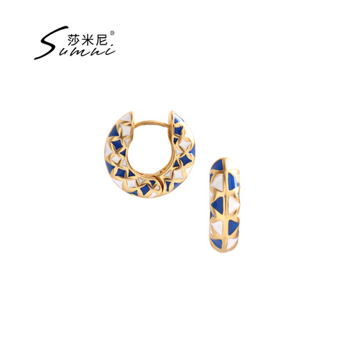 克莱因蓝耳饰sumni/莎米尼