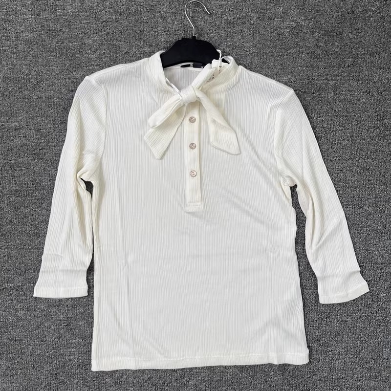 七分袖简约舒适棉莫代尔