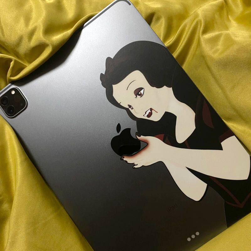 SkinAT 适用于苹果iPad Pro11/12.9局部贴膜mini贴纸Air5创意后膜