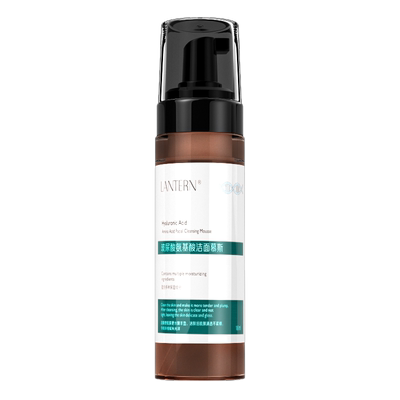 lantern/兰亭玻尿酸氨基酸洁面慕斯185ml懒人福音绵密泡沫净彻