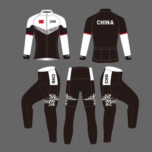 极客狮2025新款速干中国风速滑服