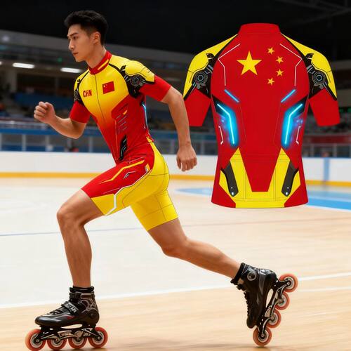 中国风新款未来科技男女款速滑服