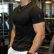 跑步运动服 健身T恤速干紧身训练上衣圆领薄款 紧身显壮男士 短袖