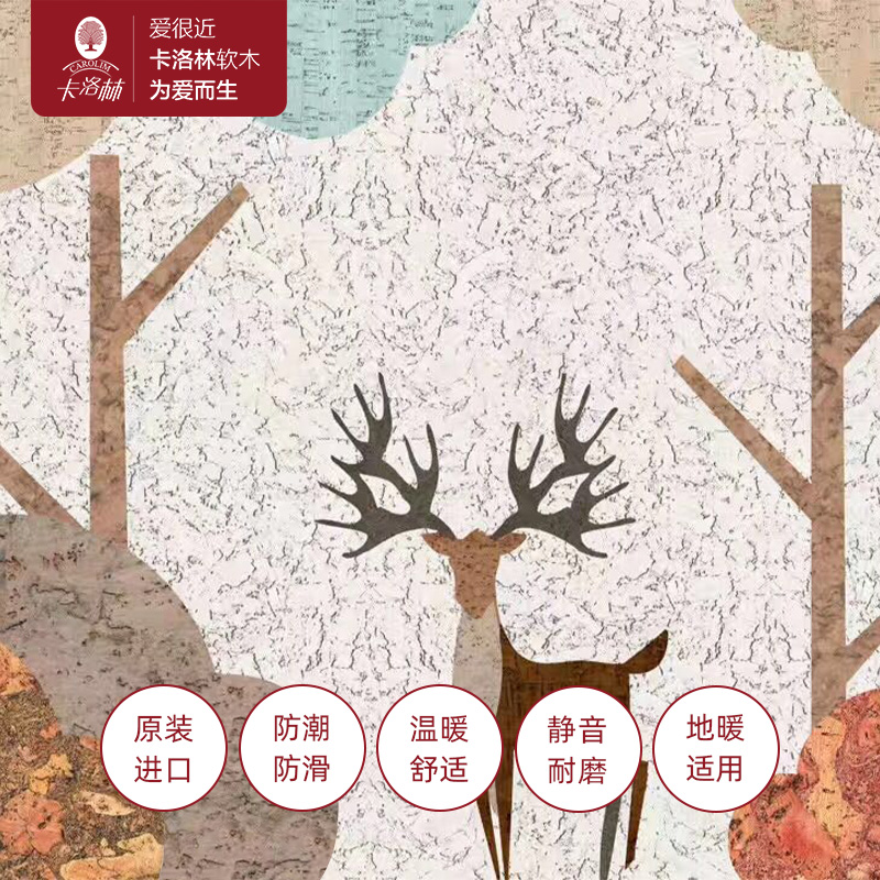 原装进口拼花墙面高端定制地板