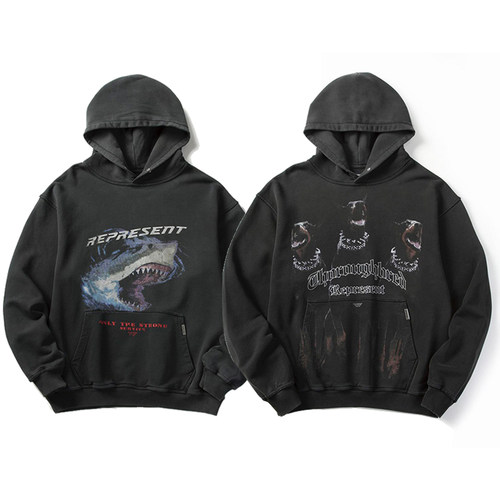 represent美式宽松卫衣