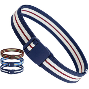 高尔夫皮带男女童帆布弹力橡筋球裤 腰带青少年运动休闲皮带可剪短