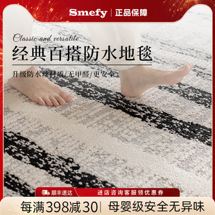 2025新款防水防污地毯客厅免洗可擦灰色隔音加厚沙发轻奢高级地垫