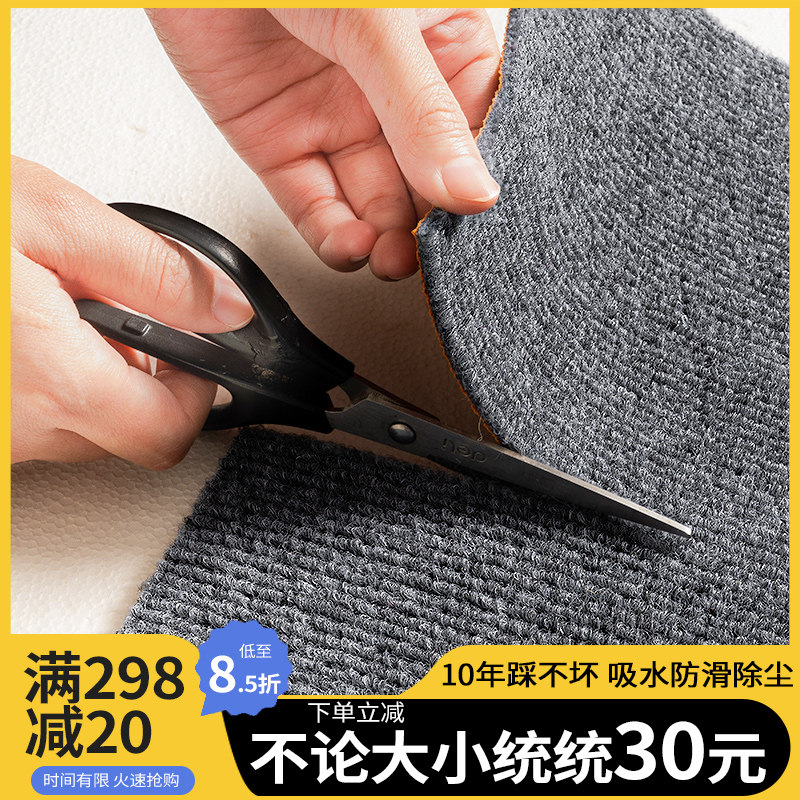 高级感入户门地垫门口耐脏脚垫厨房门垫进门玄关地毯可擦免洗裁剪,居家布艺,入户地垫,淘宝优惠券,粉丝福利购,淘宝优惠卷