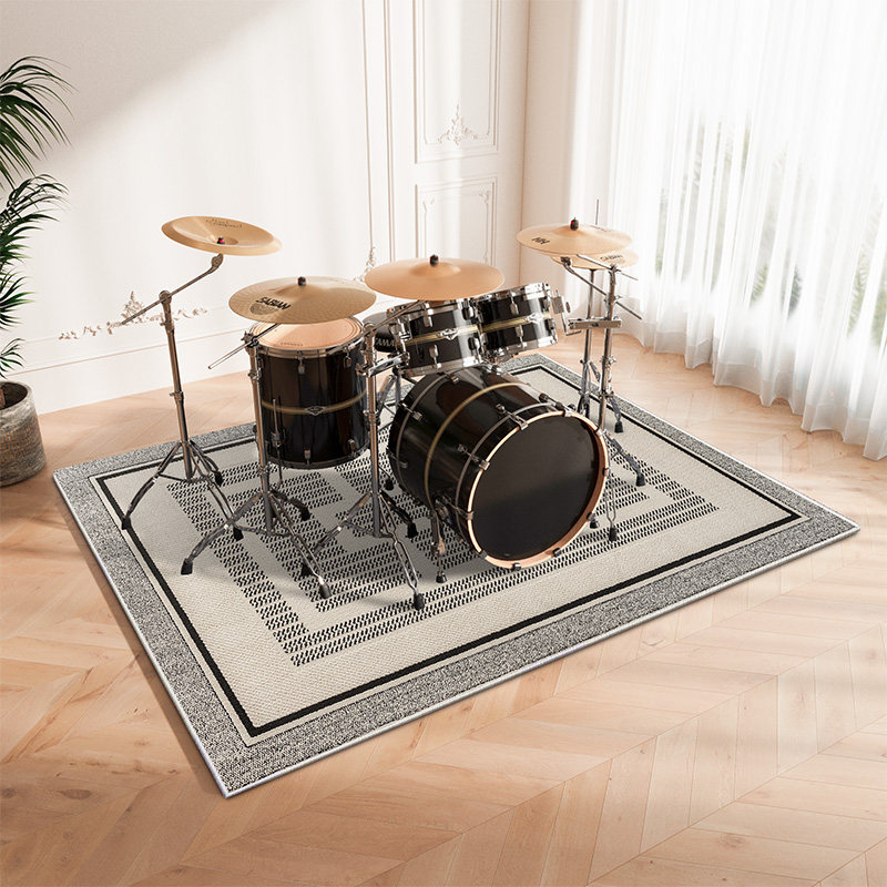 架子鼓隔音地毯专业超强静音减震家用吸音地垫房间卧室加厚垫子