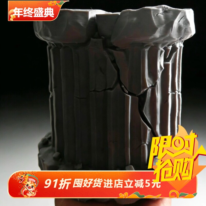 原创巴洛克石柱高达变形金刚初代机擎天柱pla地台静态模型装饰