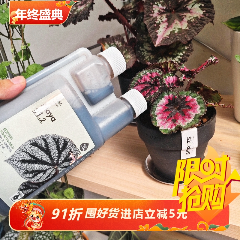 玛雅Maya9超浓缩挤压瓶天然营养液天南星秋海棠块根补充剂有机肥