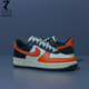 HQ4987 Nike 010 AF1黑白红男子低帮复古空军休闲板鞋 Air Force