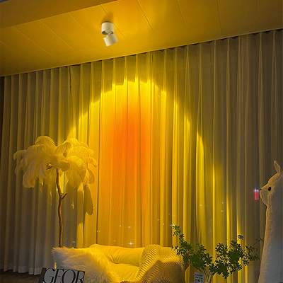 大观园日不落明装射灯嵌入式客厅壁灯洗墙玄关日落夕阳气氛灯W