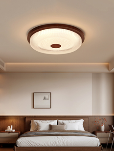 中世纪风格 卧室灯2025新美国覆古书房创意形状圆形吸顶灯P271